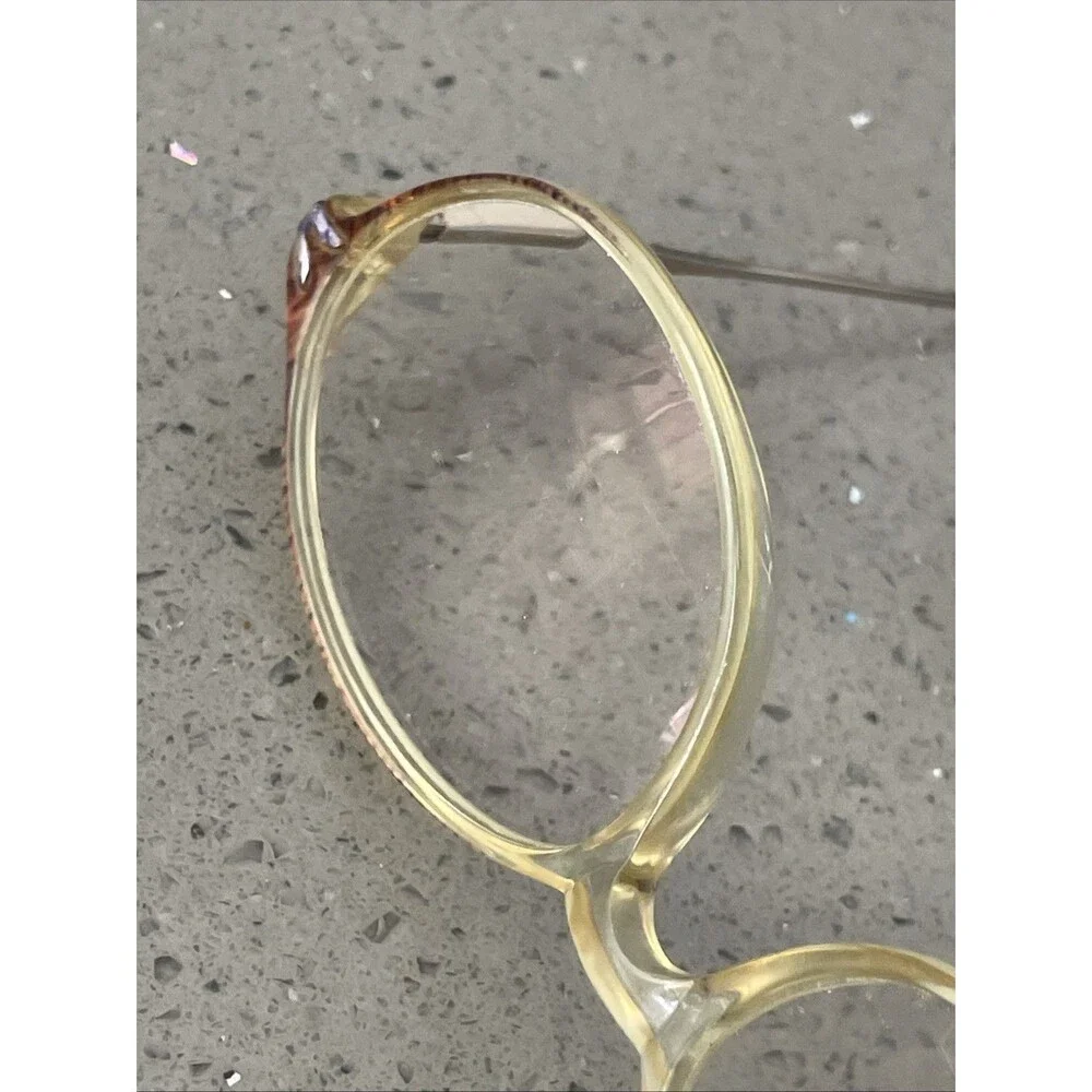 Bella Italia eyeglass frames ONLY 216 SKY 52-17-135 Full rim oval vintage